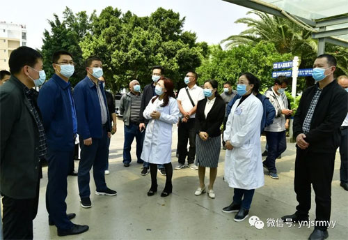  元谋县人民政府到建水县人民医院学习考察爱国卫生“7个专项行动”工作
