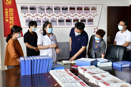  州委组织部调研组到建水县人民医院对党建工作进行专题调研