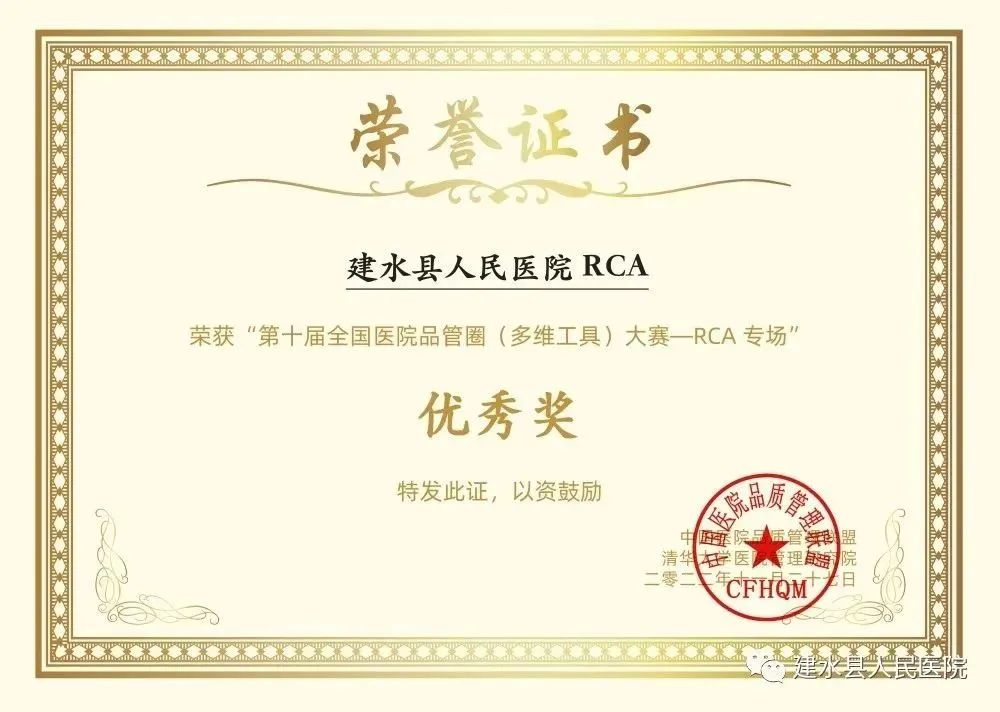  喜讯！建水县人民医院在第十届全国医院品管圈大赛中荣获佳绩